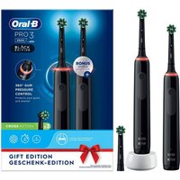 Oral-B Elektrische Zahnbürste Pro 3 + 2. Handstück - Black