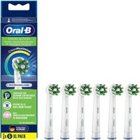 Oral-B Aufsteckbürsten Cross Action CleanMaximizer - 6er Pack - weiß