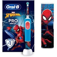 Oral-B Elektrische Kinderzahnbürste Vitality Pro - Kids - Spiderman mit Reiseetui