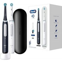 Oral-B Elektrische Zahnbürste iO Series 4 Duo - Elektrische Zahnbürste - matt black/quite white