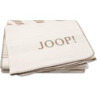 JOOP! Wohndecken Leaf - Farbe: Creme - 150x200 cm