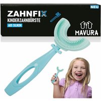 MAVURA Zahnbürste ZAHNFIX Kinderzahnbürste Baby Kinder U-Form Silikonzahnbürste