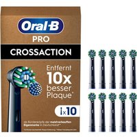 Oral-B Aufsteckbürsten Pro - CrossAction - 10St. - Black - Box