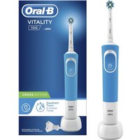 Oral-B Elektrische Zahnbürste Vitality 100 CrossAction - Elektrische Zahnbürste - hellblau/weiß