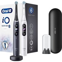 Oral-B Elektrische Zahnbürste iO Series 8 Duo Black Onyx & White Alabaster Ma­gne­ti­sche