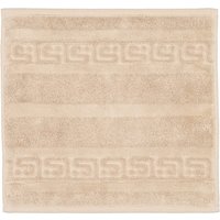 Cawö - Noblesse Uni 1001 - Farbe: 375 - sand - Seiflappen 30x30 cm