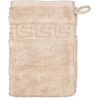 Cawö - Noblesse Uni 1001 - Farbe: 375 - sand - Waschhandschuh 16x22 cm