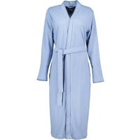 Cawö Home Damen Bademantel Kimono Pique 812 - Farbe: sky - 11 - XL