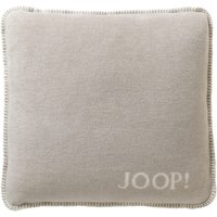 JOOP! Kissenhülle Uni-Doubleface - Größe: 50x50 cm - Farbe: Feder-Ecru