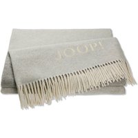 JOOP! Wohndecke Fine-Doubleface - Größe: 130x180 cm - Farbe: Silber-Natur