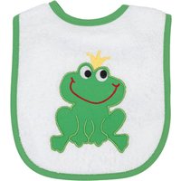 Smithy Froschkönig - Lätzchen 24 x 24 cm - Farbe: weiß (F102060)