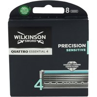 Wilkinson Sword Quattro Titanium Sensitive Rasierklingen 8 Stück Klingen OVP