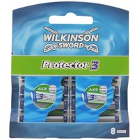 Wilkinson Sword Protector 3 Klingen 8 Stück Rasierklingen Ersatzklingen