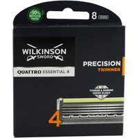 Wilkinson Sword Quattro Titanium Precision Trimmer 8 Rasierklingen Ersatzklingen