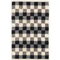 Cawö Handtücher Natural Karo 6217 - Farbe: natur-schwarz - 39 - Gästetuch 30x50 cm