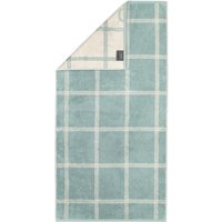 Cawö - Luxury Home Two-Tone Grafik 604 - Farbe: salbei - 43 - Handtuch 50x100 cm