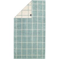 Cawö - Luxury Home Two-Tone Grafik 604 - Farbe: salbei - 43 - Duschtuch 80x150 cm