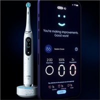 Oral-B Elektrische Zahnbürste iO Series 10 - Elektrische Zahnbürste - stardust white