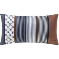 JOOP Bettwäsche Cornflower Stripes 4069 - Farbe: Deep Ocean - 28 - Kissen 40x80 cm