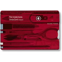 Victorinox Swiss Card Classic rot transparent