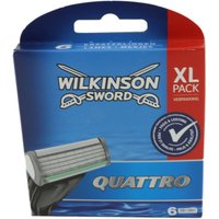 Wilkinson Sword Quattro 6er Klinge Rasierklingen Ersatzklingen