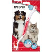 beaphar Tierzahnbürste Dog-A-Dent Zahnbürste für Hunde & Katzen