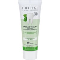 LOGONA Zahnpasta Logodent EXTRA FRISCHE daily care Pfefferminz Zahncreme