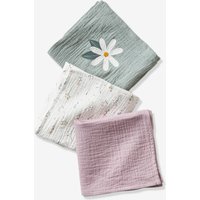 3er-Pack Baby Wickeltücher PROVENCE Oeko Tex