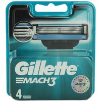 4 Gillette Mach3 Rasierklingen 4er Klingen Ersatzklingen Herrenklingen