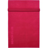 Vossen Strandtuch Beach Club - 100x180 cm - Farbe: cranberry - 377 (115844)