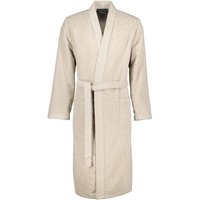 Cawö Bademäntel Herren Kimono Struktur 5509 - Farbe: sand - 339 - S