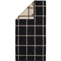 Cawö Handtücher Luxury Home Two-Tone Grafik 604 - Farbe: schwarz - 93 - Handtuch 50x100 cm