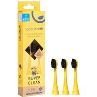 happybrush Elektrische Zahnbürste ECO VIBE 3 Minions Aufsteckbürsten