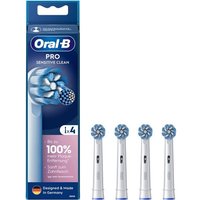 Oral-B Aufsteckbürsten Pro Sensitive Clean 4er - Aufsteckbürsten - weiß