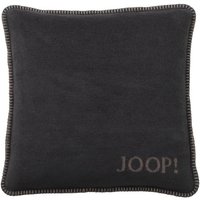 JOOP! Kissenhülle Uni-Doubleface - Größe: 50x50 cm - Farbe: Anthrazit-Taupe