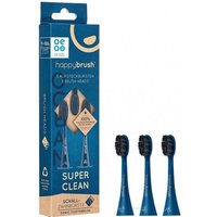 happybrush Aufsteckbürsten ECO VIBE 3 - Aufsteckbürsten Ocean - 3er Set - blau