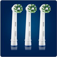 Oral-B Aufsteckbürsten EB CrossAction CleanMaximizer 3er - Aufsteckbürsten - weiß