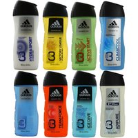 Adidas Duschgel Shower Gel 6 x 250 ml 3 in 1 Hair Body Face - diverse Sorten