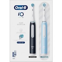 Oral-B Elektrische Zahnbürste iO Series 3N - Elektrische Zahnbürste - matte black/ice blue