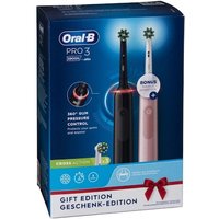 Oral-B Pro 3 3900 Duo Zahnbürste Schwarz / Pink