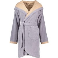 Vossen Bademäntel Damen Kurzmantel mit Kapuze Runa - Farbe: sterling/camel - 0003 - XS