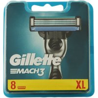 8 Gillette Mach3 Rasierklingen 8 Stück 8er Klingen in Blister NEU OVP