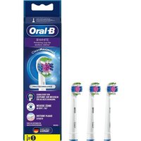 Oral-B Aufsteckbürsten Braun 3D White CleanMaximiser 3er - Aufsteckbürste - weiß