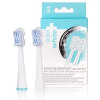 edel+white Aufsteckbürsten Whitening Stain Eraser Dual Clean