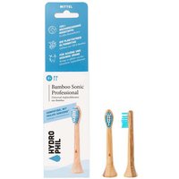 Hydrophil Zahnbürste Bamboo Sonic Professional - Aufsteckbürsten mittel 2Stk.