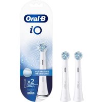 Oral-B Aufsteckbürsten iO Ultimative Reinigung (2er) - Ersatz Aufsteckbürsten - weiß