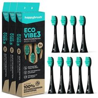 happybrush Aufsteckbürsten 3x3 black-mint