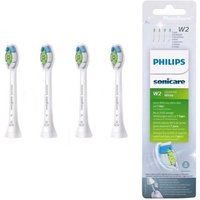 Philips Sonicare Aufsteckbürsten W2 Optimal Withe HX6064 4Stück Packung in Weiss und Schwarz