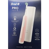 Braun Elektrische Zahnbürste Oral B PRO Series 1 ROSA + Bonus Reise Etui