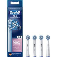 Oral-B Elektrische Zahnbürste Oral-B Aufsteckbürsten Pro Sens. Clean (4Stk) für Zahnreinigung.